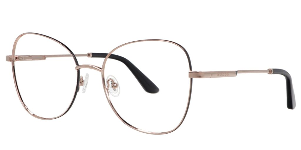 Guess GU2850/V 028 damskie okulary korekcyjne rose gold – Poznań Bryle Optyk