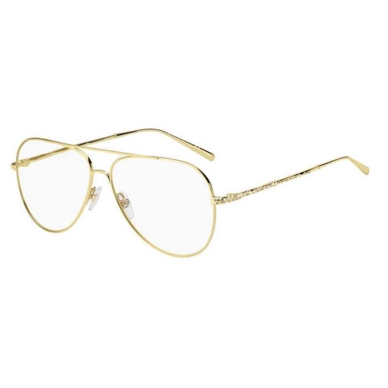 Givenchy GV0127 J5G – Damskie złote metalowe okulary korekcyjne