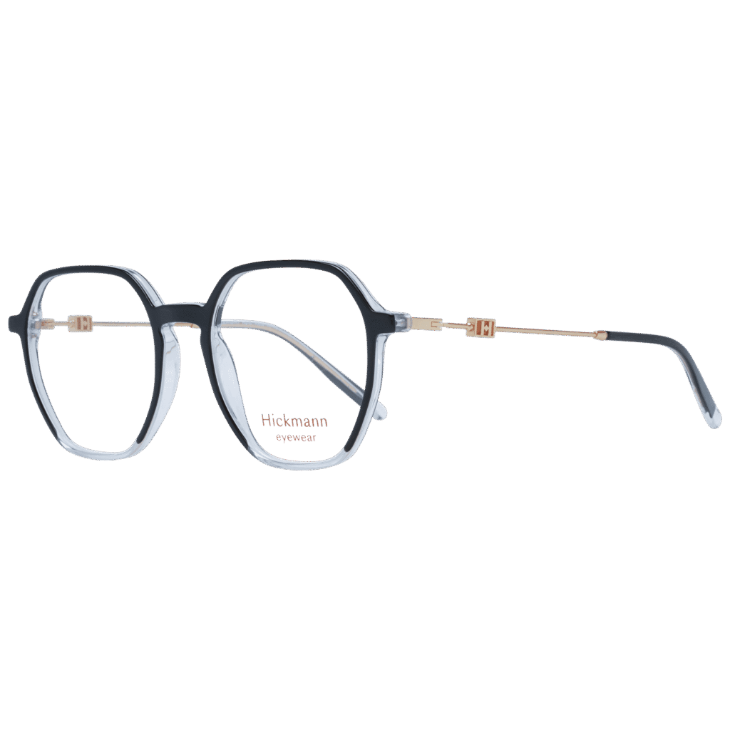 Ana Hickmann HI6225 H01 – damskie okulary korekcyjne czarne z transparentnym dołem, eleganckie i kobiece oprawki