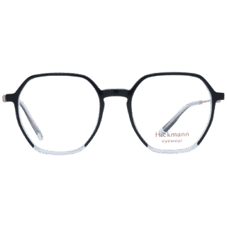 Ana Hickmann HI6225 H01 – damskie okulary korekcyjne czarne z transparentnym dołem, eleganckie i kobiece oprawki
