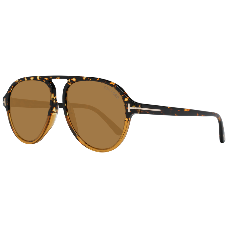 Tom Ford FT0756 55E 57 – damskie okulary przeciwsłoneczne brązowe | Bryle Optyk Poznań Śrem Swarzędz
