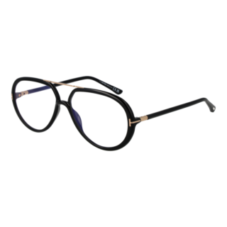 Tom Ford FT5838-B 001 57 – eleganckie oprawki z filtrem Blue-Filter