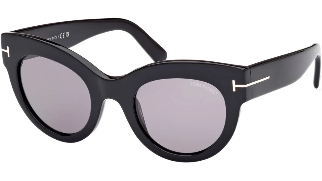 Tom Ford FT1063 01C eleganckie okulary przeciwsłoneczne