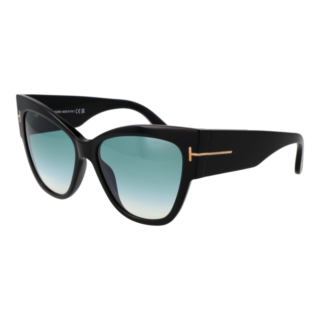 Tom Ford FT0371 01B 57 – eleganckie okulary przeciwsłoneczne (Kopia)