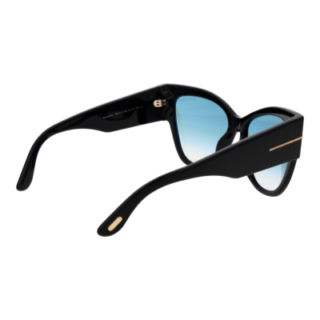 Tom Ford FT0371 01B 57 – eleganckie okulary przeciwsłoneczne (Kopia)