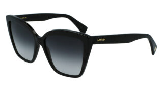Lanvin LNV 617 S 001  Damskie czarne okulary przeciwsłoneczne | Bryle Optyk Pozna