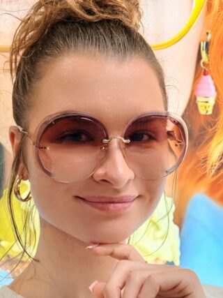 Chloe CE 174 S 450 Rose  okulary przeciwsłoneczne  Bryle Optyk Swarzędz, Poznań, Śrem