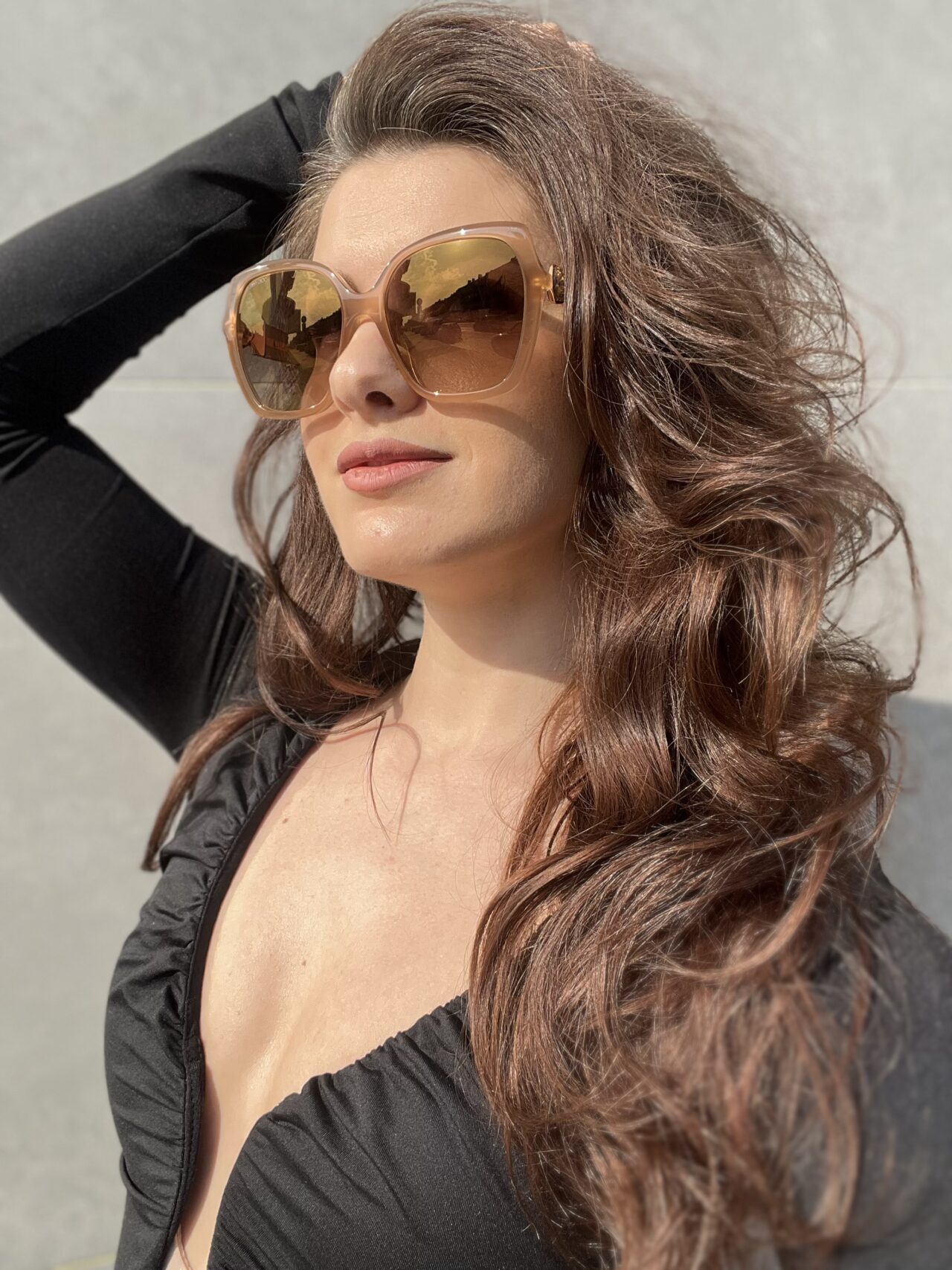 Jimmy Choo MANON/G/S 09QJL damskie okulary koty