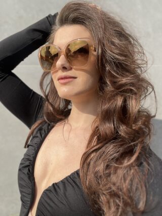 Jimmy Choo MANON/G/S 09QJL damskie okulary koty