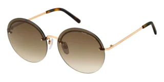 Marc Jacobs MARC 406/G/S 086HA – damskie okulary przeciwsłoneczne Havana z brązową soczewką gradientową