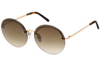Marc Jacobs MARC 406/G/S 086HA – damskie okulary przeciwsłoneczne Havana z brązową soczewką gradientową