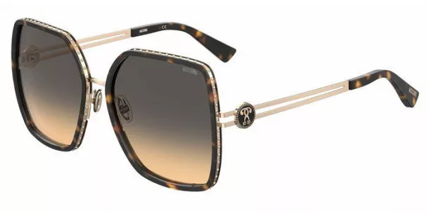 Okulary damskie przeciwsłoneczne Love Moschino MOS 096/S 086 HAVANA