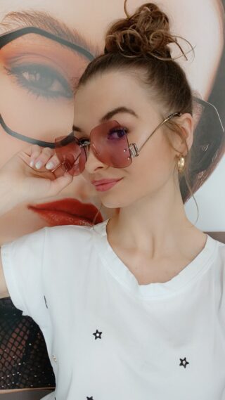 MARC JACOBS MARC 373/S 35J13- Okulary przeciwsłoneczne damskie różowe