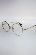 OPRAWKI DAMSKIE METALOWE ZŁOTE KÓŁKA TOM FORD TF5595 028
