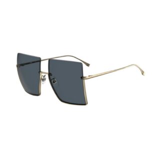 Okulary przeciwsłoneczne Fendi FF 0401/S J5G/IR damskie oversize złote – Bryle Optyk
