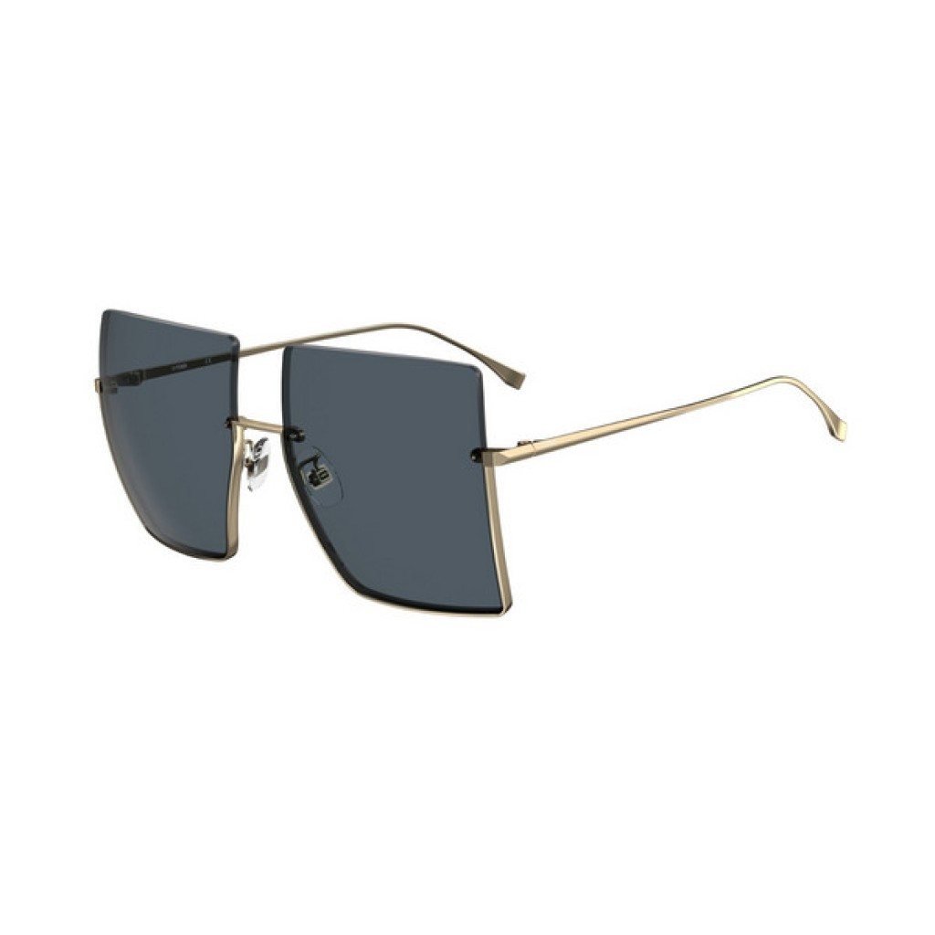 Okulary przeciwsłoneczne Fendi FF 0401/S J5G/IR damskie oversize złote – Bryle Optyk