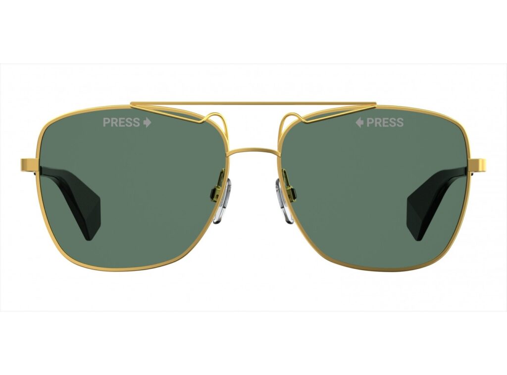 Polaroid okulary przeciwsłoneczne PLD 6049/S/X J5G GOLD aviator