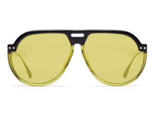Dior Club 3 Christian Black Yellow sunglasses