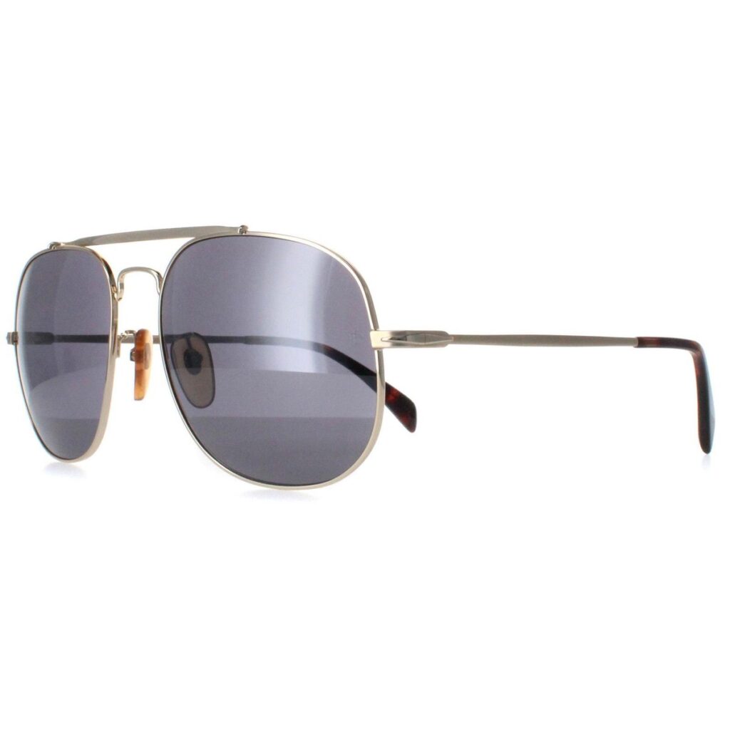 David Beckham DB 7004/S J5G T4 męskie okulary przeciwsłoneczne złote aviatory | Bryle Optyk